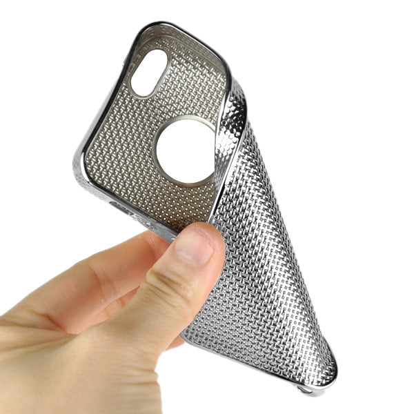 TPU Case für Apple iPhone SE 5 5S Soft Metal Chain Look Kette