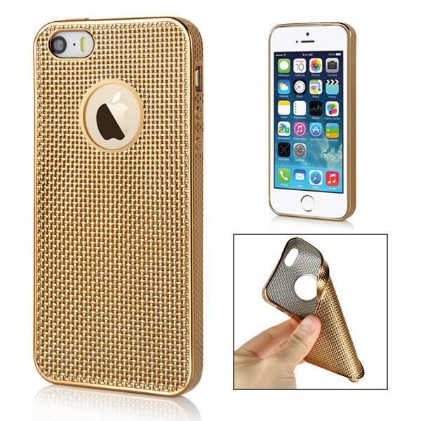 TPU Case für Apple iPhone SE 5 5S Soft Metal Chain Look Kette