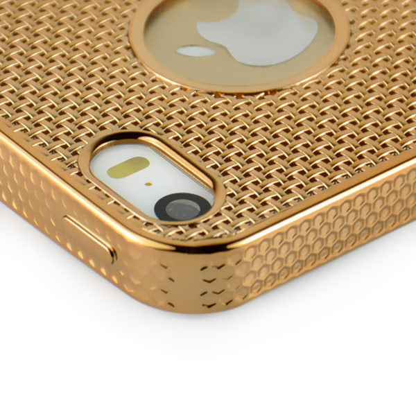 TPU Case für Apple iPhone SE 5 5S Soft Metal Chain Look Kette