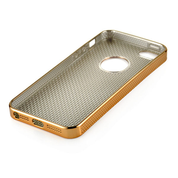 TPU Case für Apple iPhone SE 5 5S Soft Metal Chain Look Kette