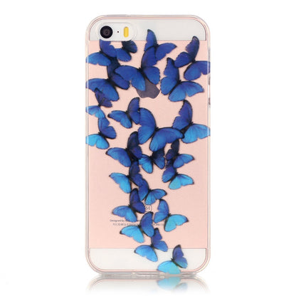 Apple iPhone SE 5 5S TPU IMD Gel Case Transparent Motiv