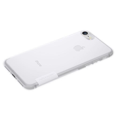 NILLKIN TPU Case für Apple iPhone 8 7 SE 2020 Transparent Klar Anti-Staub-Plug