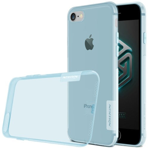 NILLKIN TPU Case für Apple iPhone 8 7 SE 2020 Transparent Klar Anti-Staub-Plug