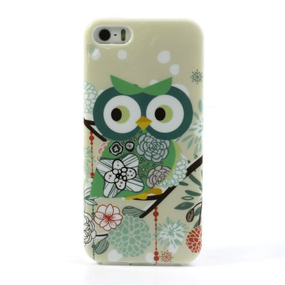 Apple iPhone SE 5 5S TPU IMD Case Cartoon Owl
