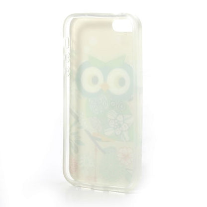 Apple iPhone SE 5 5S TPU IMD Case Cartoon Owl