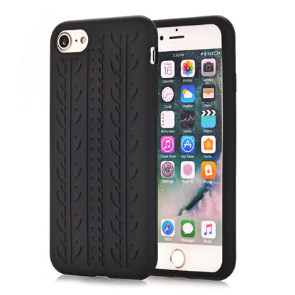 Silikon Case für Apple iPhone 8 7 SE 2020 Soft Reifenprofil