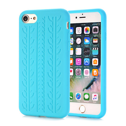 Silikon Case für Apple iPhone 8 7 SE 2020 Soft Reifenprofil