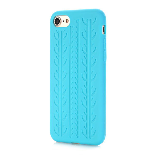 Silikon Case für Apple iPhone 8 7 SE 2020 Soft Reifenprofil