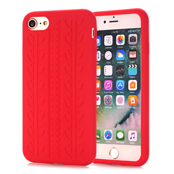 Silikon Case für Apple iPhone 8 7 SE 2020 Soft Reifenprofil