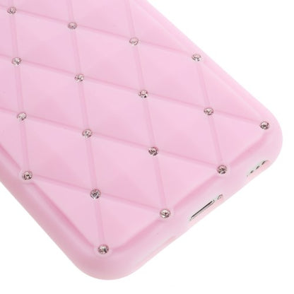 Silikon Case für Apple iPhone 8 7 SE 2020 Rhinestone Rhombus Glitzer Bling Hülle
