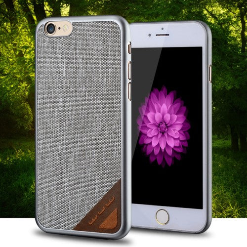 WUW Hard Case für Apple iPhone 6 6S Jeans Look Muster