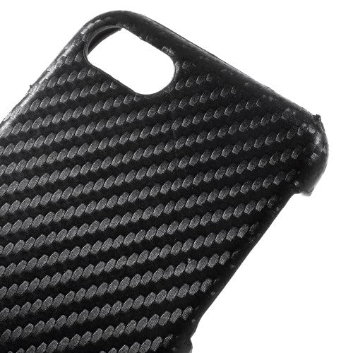 Hard Case für Apple iPhone 8 7 SE 2020 Carbon Fiber Optik Skin Muster