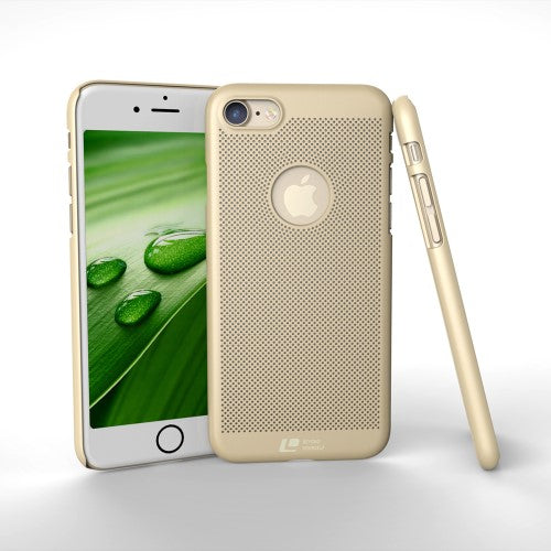 LOOPEE Hard Case für Apple iPhone 8 7 Hollow Mesh Loch Muster Schutz Hülle Cover