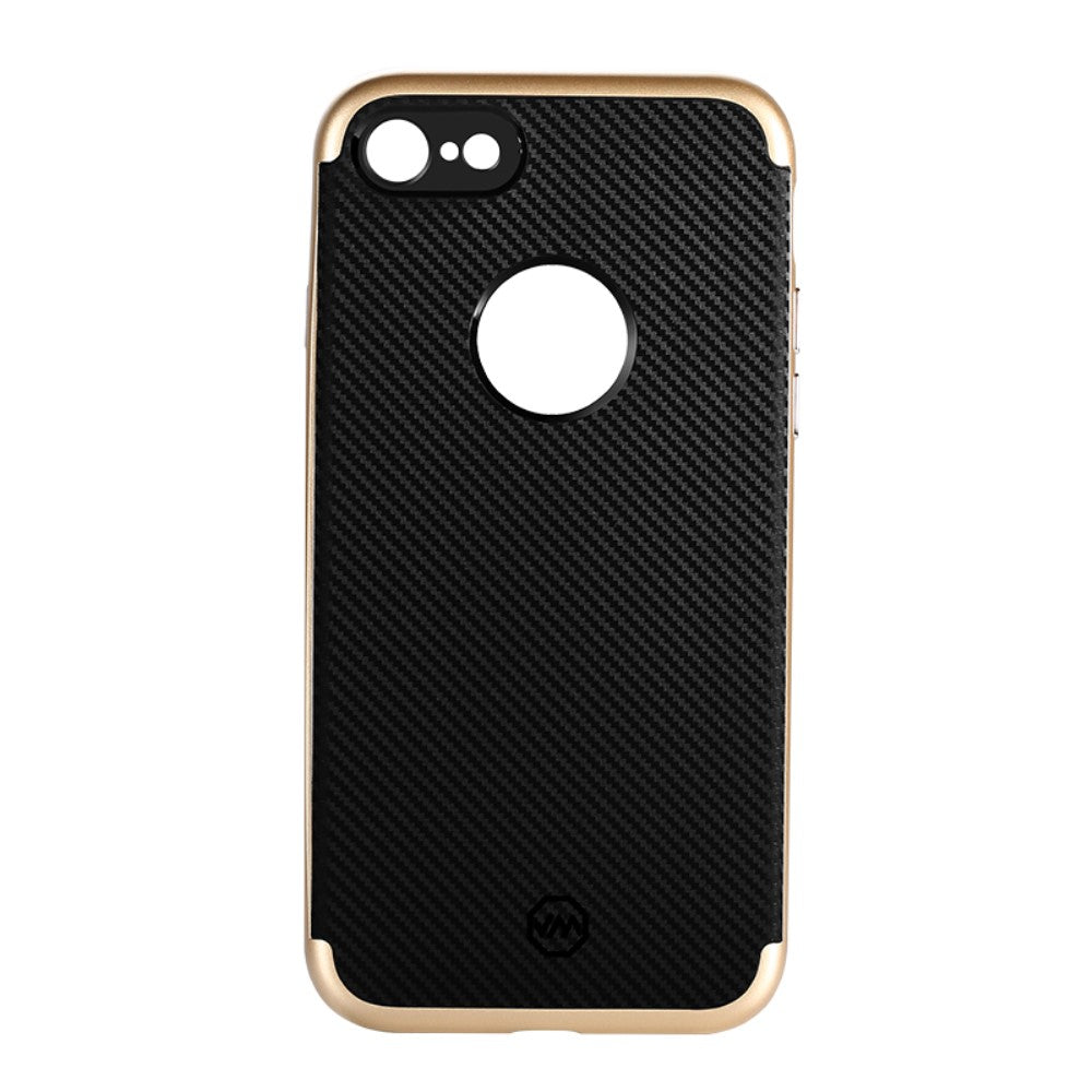 Joyroom TPU PC Case für Apple iPhone 8 7 SE 2020 Blade Series Carbon Optik Bumper