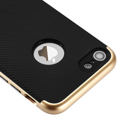 Joyroom TPU PC Case für Apple iPhone 8 7 SE 2020 Blade Series Carbon Optik Bumper
