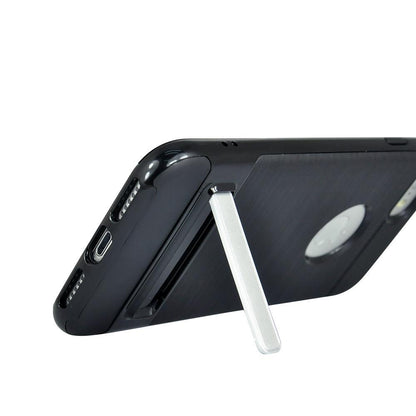 TPU PC Hybrid Case für Apple iPhone 8 7 SE 2020 Chrome Kickstand