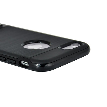 TPU PC Hybrid Case für Apple iPhone 8 7 SE 2020 Chrome Kickstand