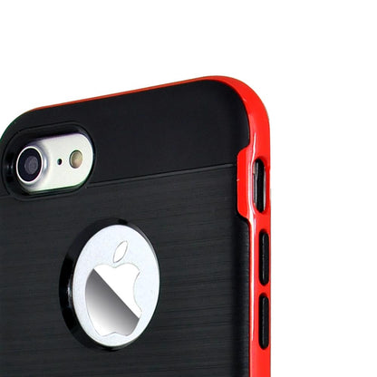TPU PC Hybrid Case für Apple iPhone 8 7 SE 2020 Chrome Kickstand
