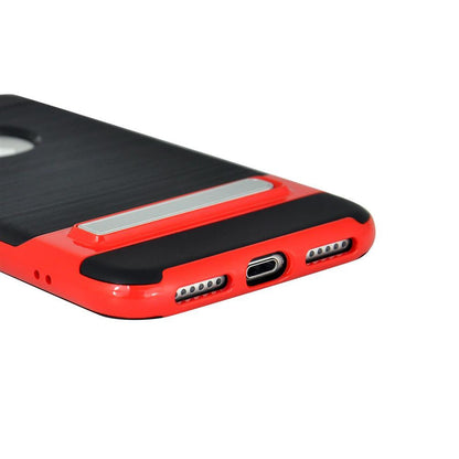 TPU PC Hybrid Case für Apple iPhone 8 7 SE 2020 Chrome Kickstand