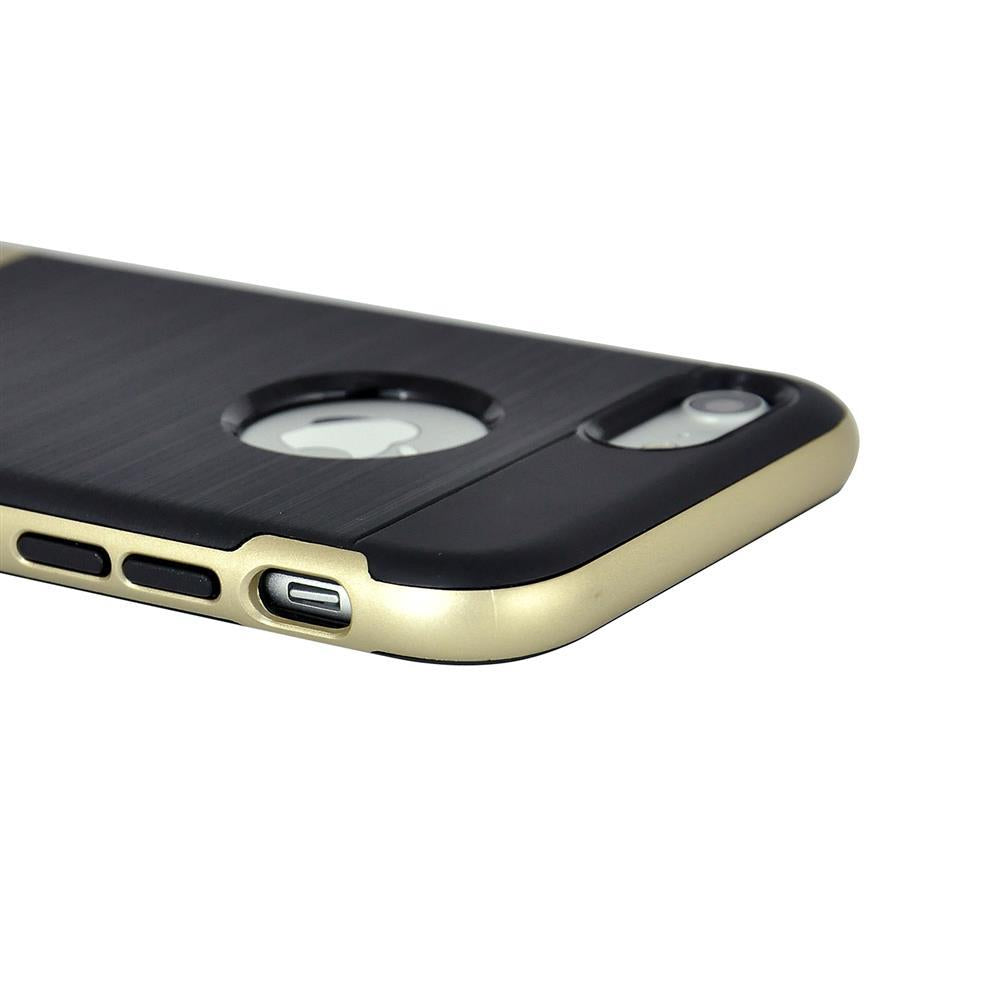TPU PC Hybrid Case für Apple iPhone 8 7 SE 2020 Chrome Kickstand