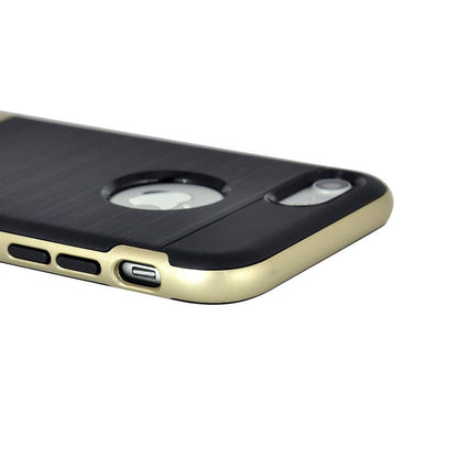 TPU PC Hybrid Case für Apple iPhone 8 7 SE 2020 Chrome Kickstand