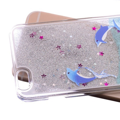 Hard Case für Apple iPhone 6 6S Dynamic Flash Stern Pulver Glitter Bling