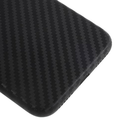 Thin Case für Apple iPhone XS X Carbon Fiber Optik Muster