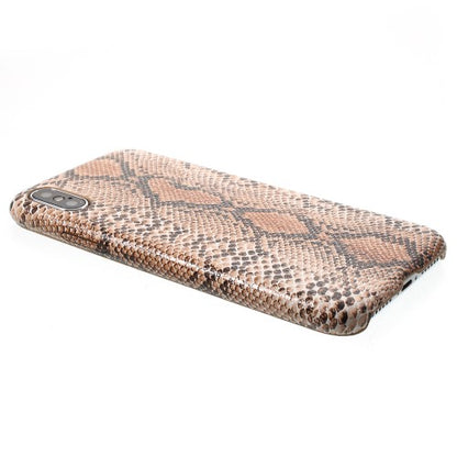 Hard Case für Apple iPhone XS X Snake Schlange Optik Skin Muster