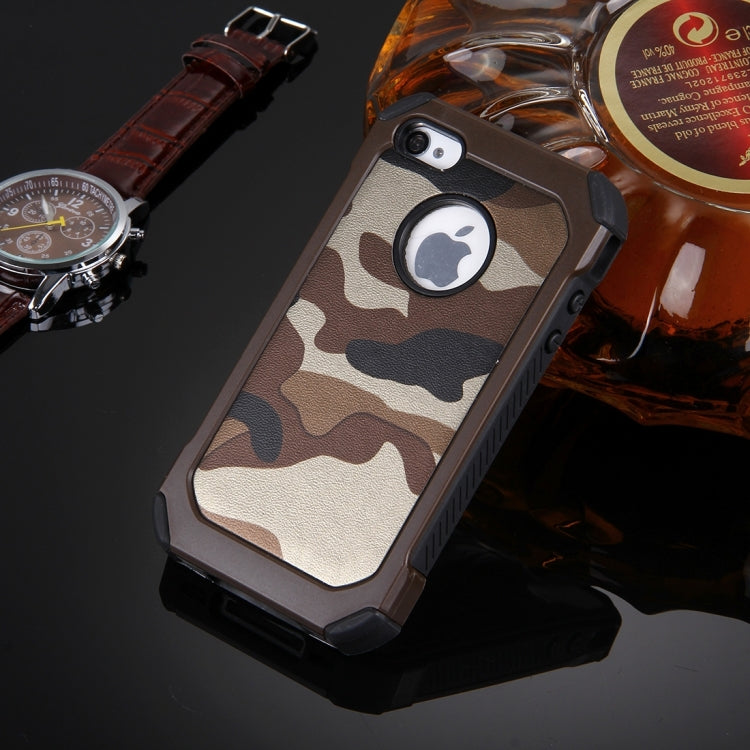 Outdoor Case für Apple iPhone 4 4S TPU Hybrid Camouflage