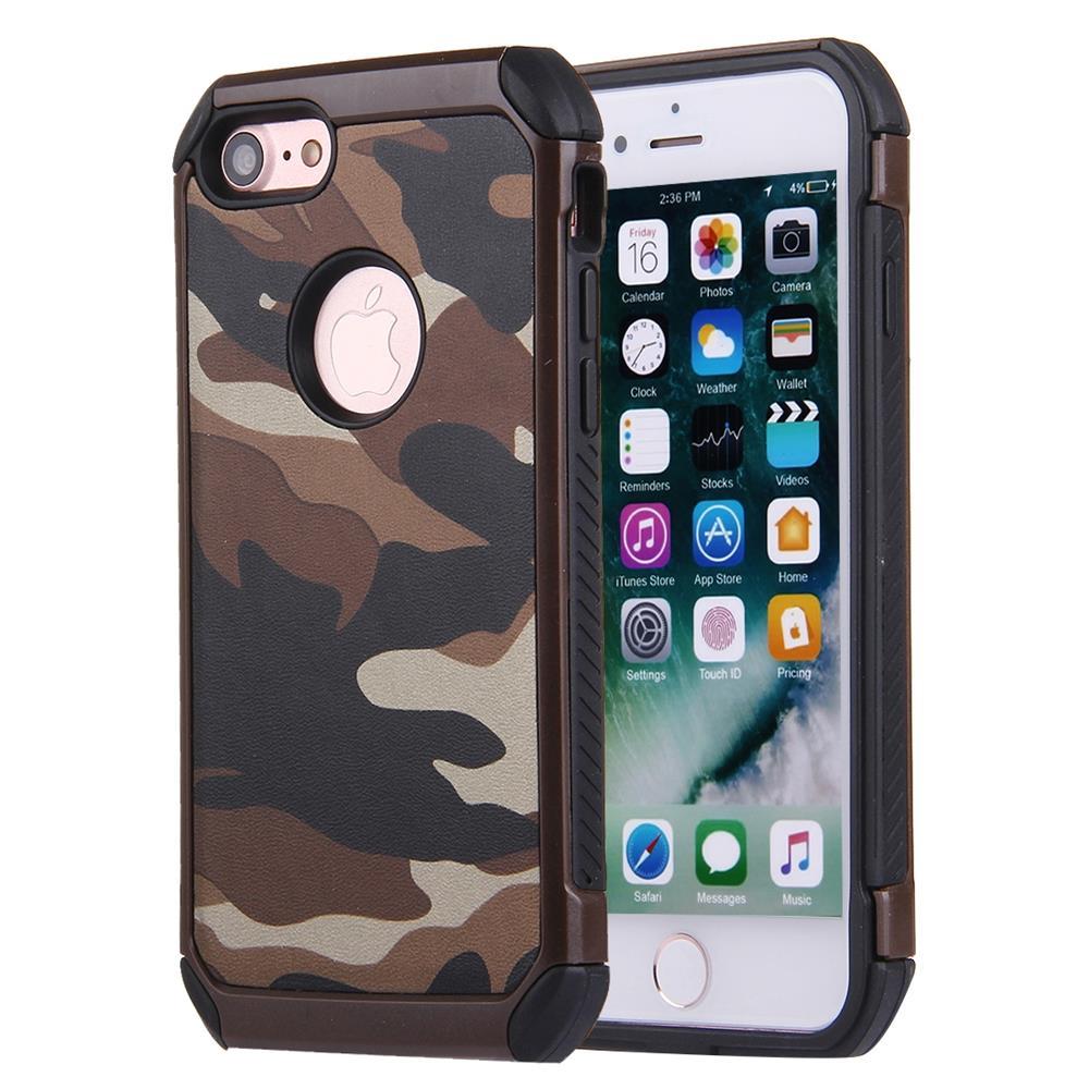 Outdoor Case für Apple iPhone 8 7 SE 2020 TPU Hybrid Tarn Camouflage