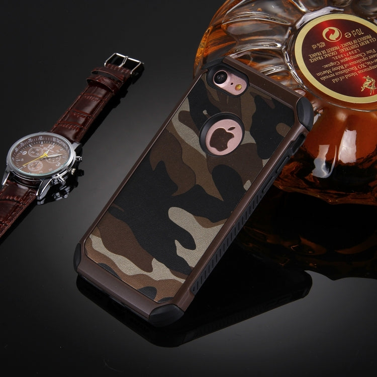 Outdoor Case für Apple iPhone 8 7 SE 2020 TPU Hybrid Tarn Camouflage
