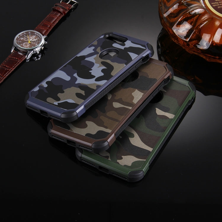 Outdoor Case für Apple iPhone 8 PLUS 7 PLUS TPU Hybrid Tarn Camouflage