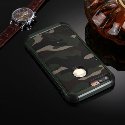 Outdoor Case für Apple iPhone 8 PLUS 7 PLUS TPU Hybrid Tarn Camouflage
