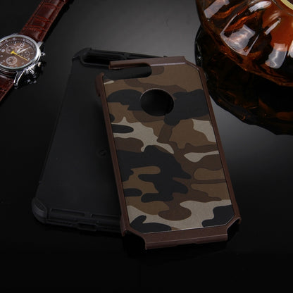 Outdoor Case für Apple iPhone 8 PLUS 7 PLUS TPU Hybrid Tarn Camouflage