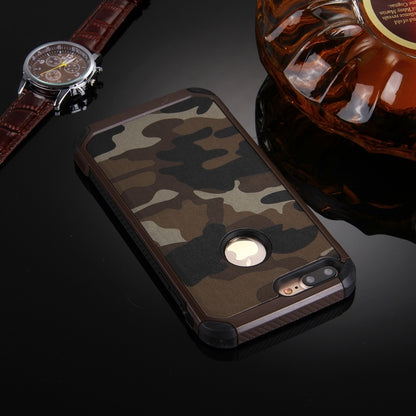 Outdoor Case für Apple iPhone 8 PLUS 7 PLUS TPU Hybrid Tarn Camouflage