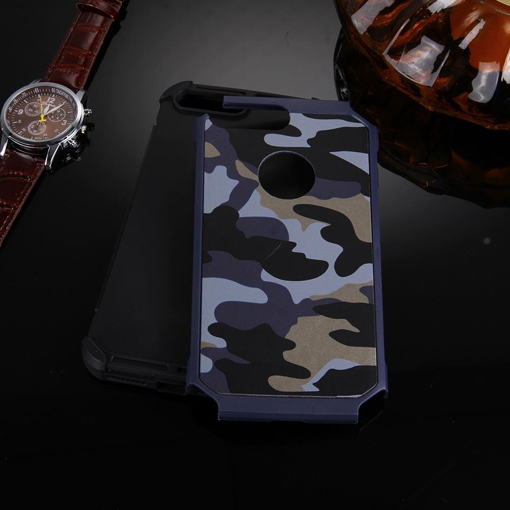 Outdoor Case für Apple iPhone 8 PLUS 7 PLUS TPU Hybrid Tarn Camouflage