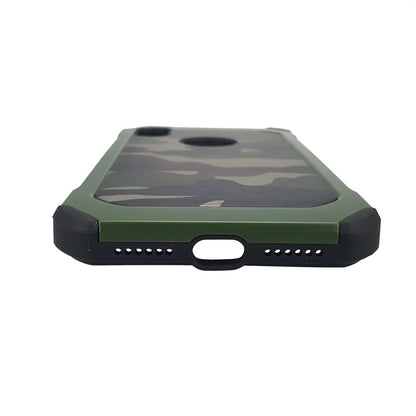 Outdoor Case für Apple iPhone XS X TPU Hybrid Tarn Camouflage