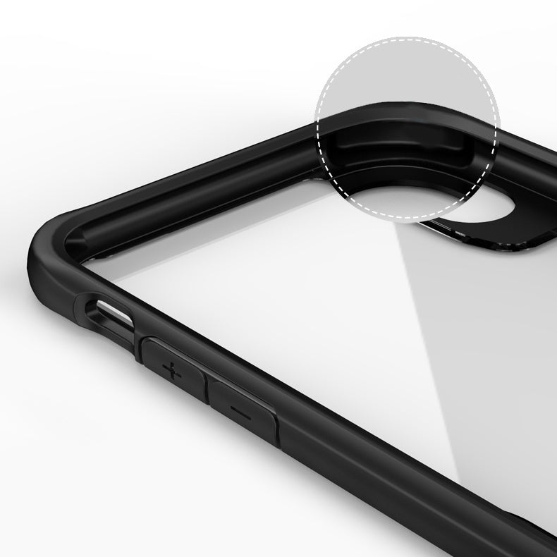 IPAKY Survival TPU Case für Apple iPhone XS X Robust Transparent