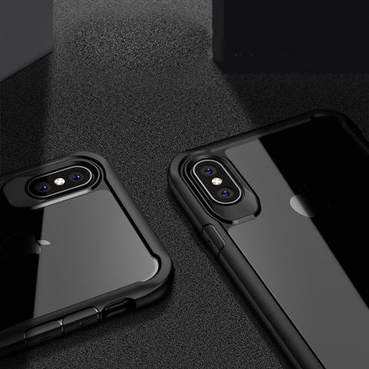 IPAKY Survival TPU Case für Apple iPhone XS X Robust Transparent