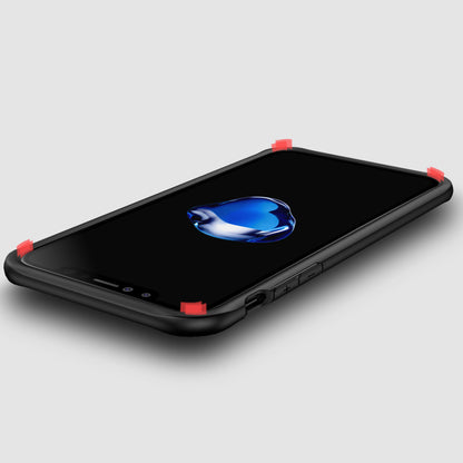 IPAKY Survival TPU Case für Apple iPhone XS X Robust Transparent