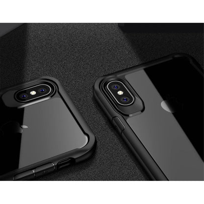 IPAKY Survival TPU Case für Apple iPhone XS X Robust Transparent