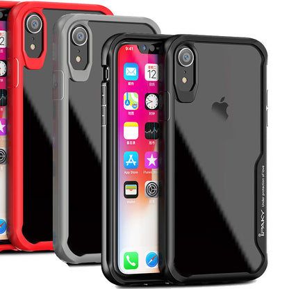 IPAKY Survival TPU Case für Apple iPhone XR Robust Transparent