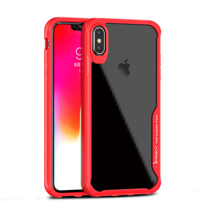 IPAKY Survival TPU Case für Apple iPhone XS MAX Robust Transparent