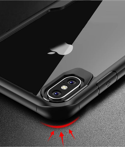 IPAKY Survival TPU Case für Apple iPhone XS MAX Robust Transparent