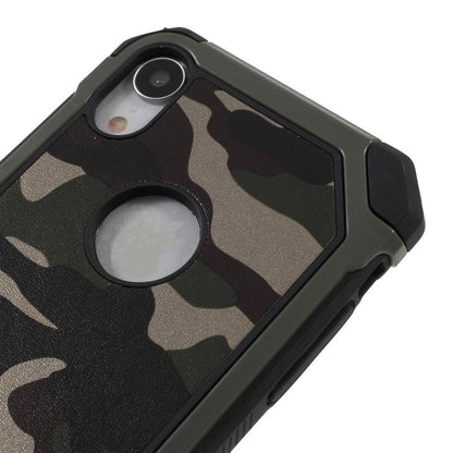 Outdoor Case für Apple iPhone XR TPU Hybrid Camouflage