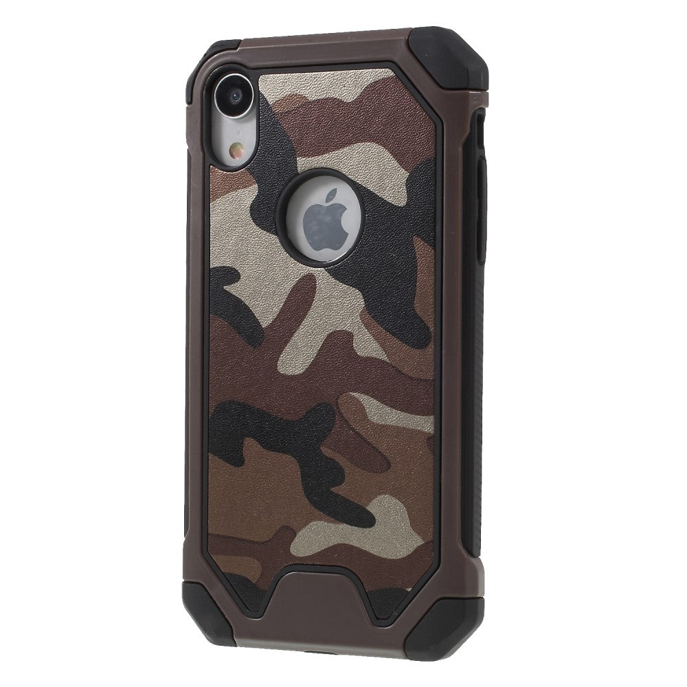 Outdoor Case für Apple iPhone XR TPU Hybrid Camouflage