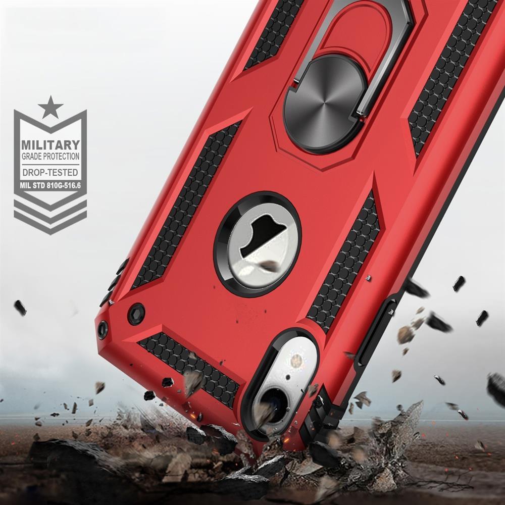 Outdoor Case für Apple iPhone XR TPU PC Hybrid Sergeant Armor Metall Ring Hülle