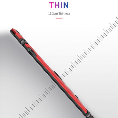 Outdoor Case für Apple iPhone XR TPU PC Hybrid Sergeant Armor Metall Ring Hülle