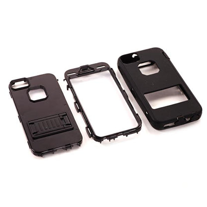 Outdoor Case für Apple iPhone SE 5 5S Hybrid Silikon Kickstand