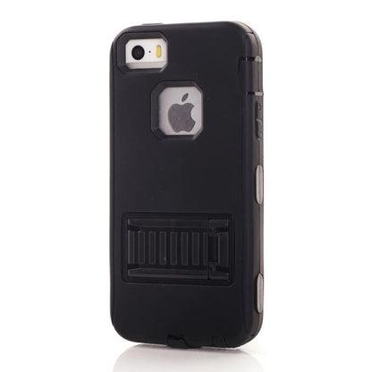 Outdoor Case für Apple iPhone SE 5 5S Hybrid Silikon Kickstand